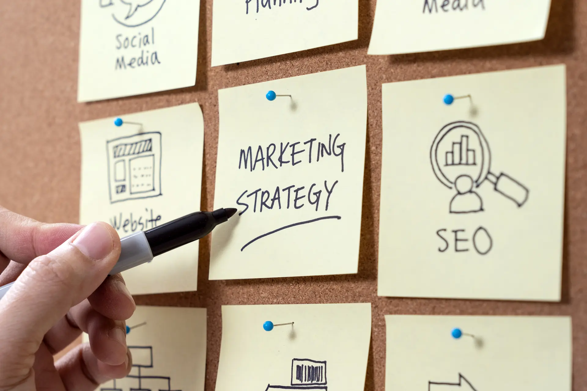Marketing logo